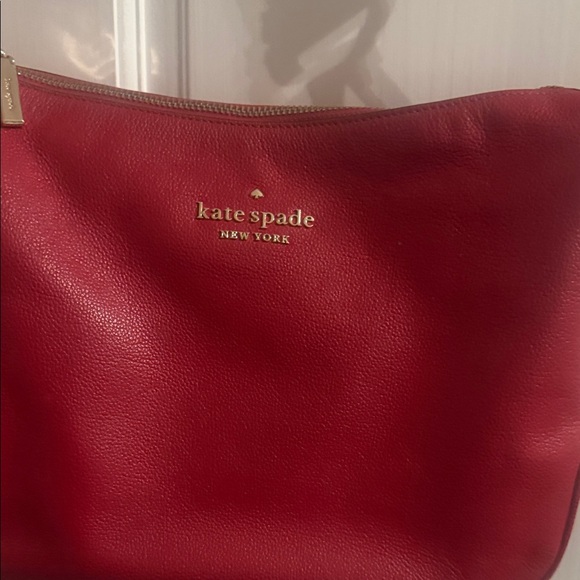 Kate Spade Scarlet Red pocketbook w/wristlet